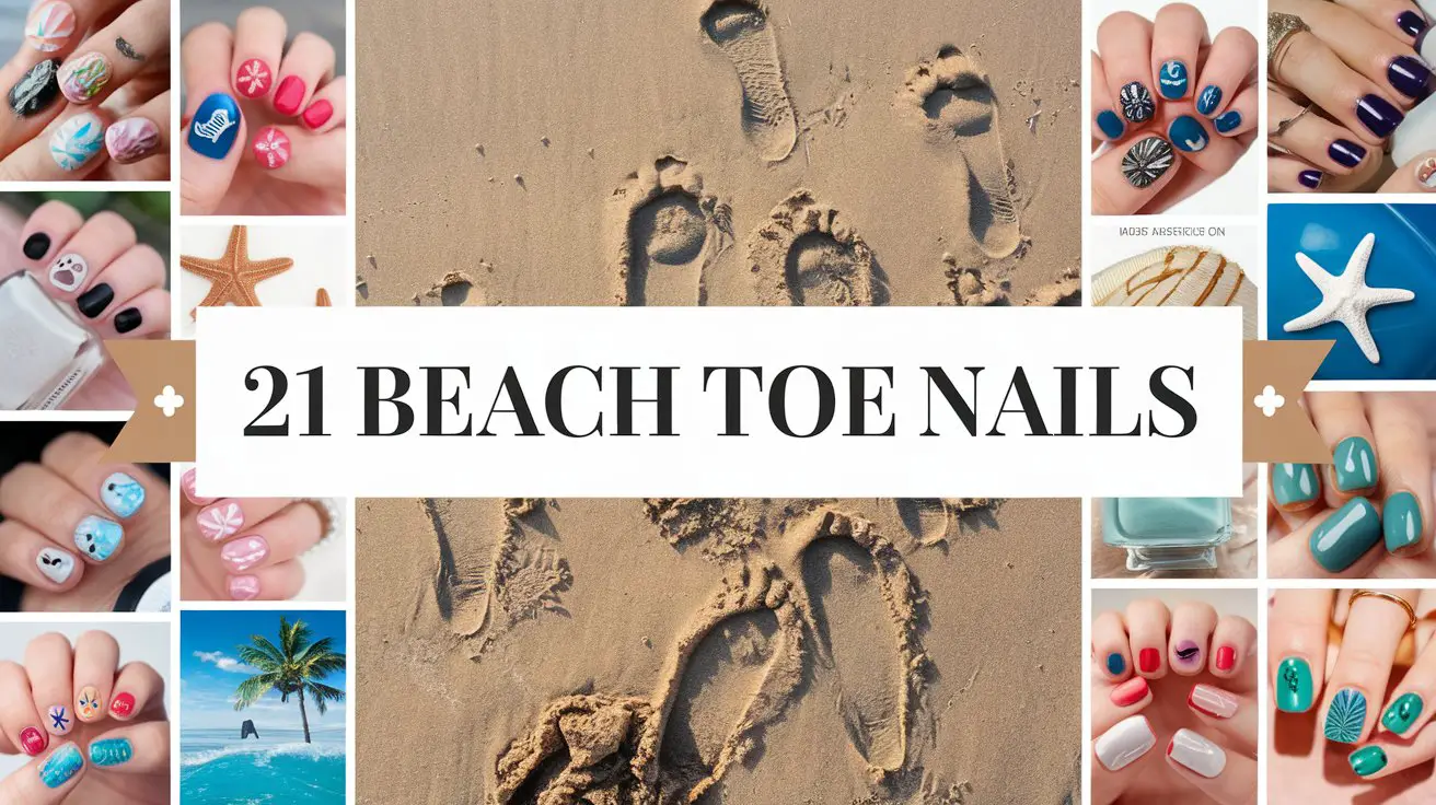 21 Beach Toe Nails (Eye-Catching Designs for Your Beach Days)