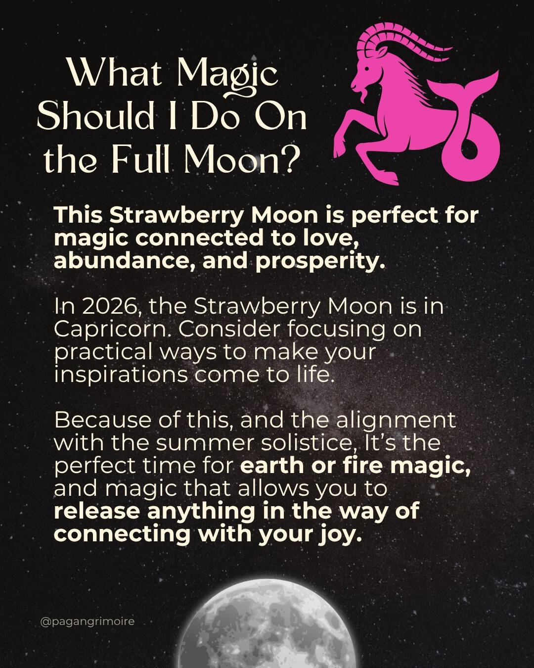 June Full Moon Strawberry Moon - Rituals