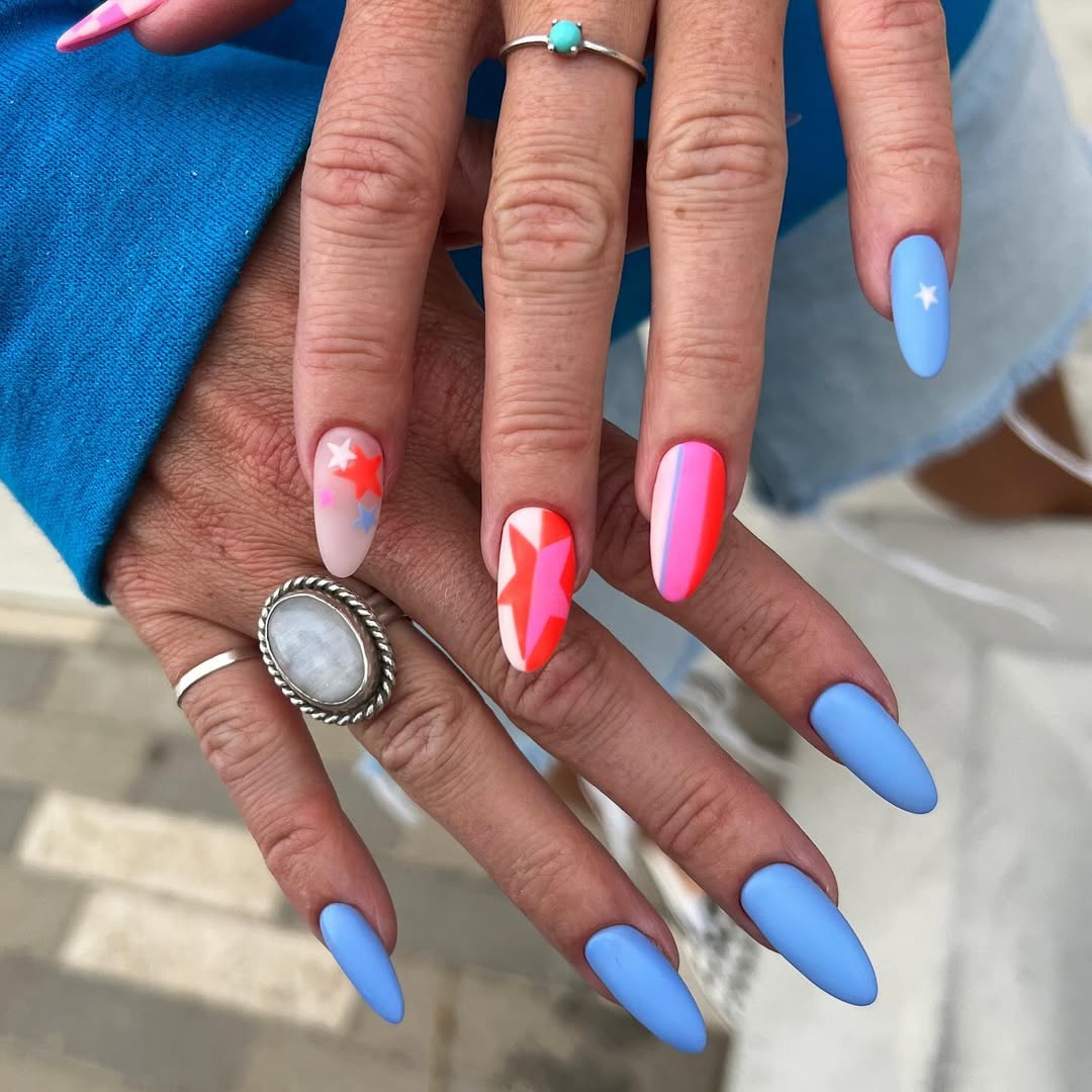 20 Memorial Day Nails and Memorial Day Nail Designs for Independence Day - With Houna