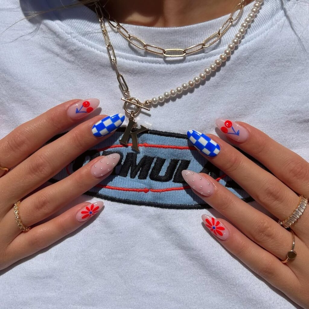 Summery Vibes July Nails