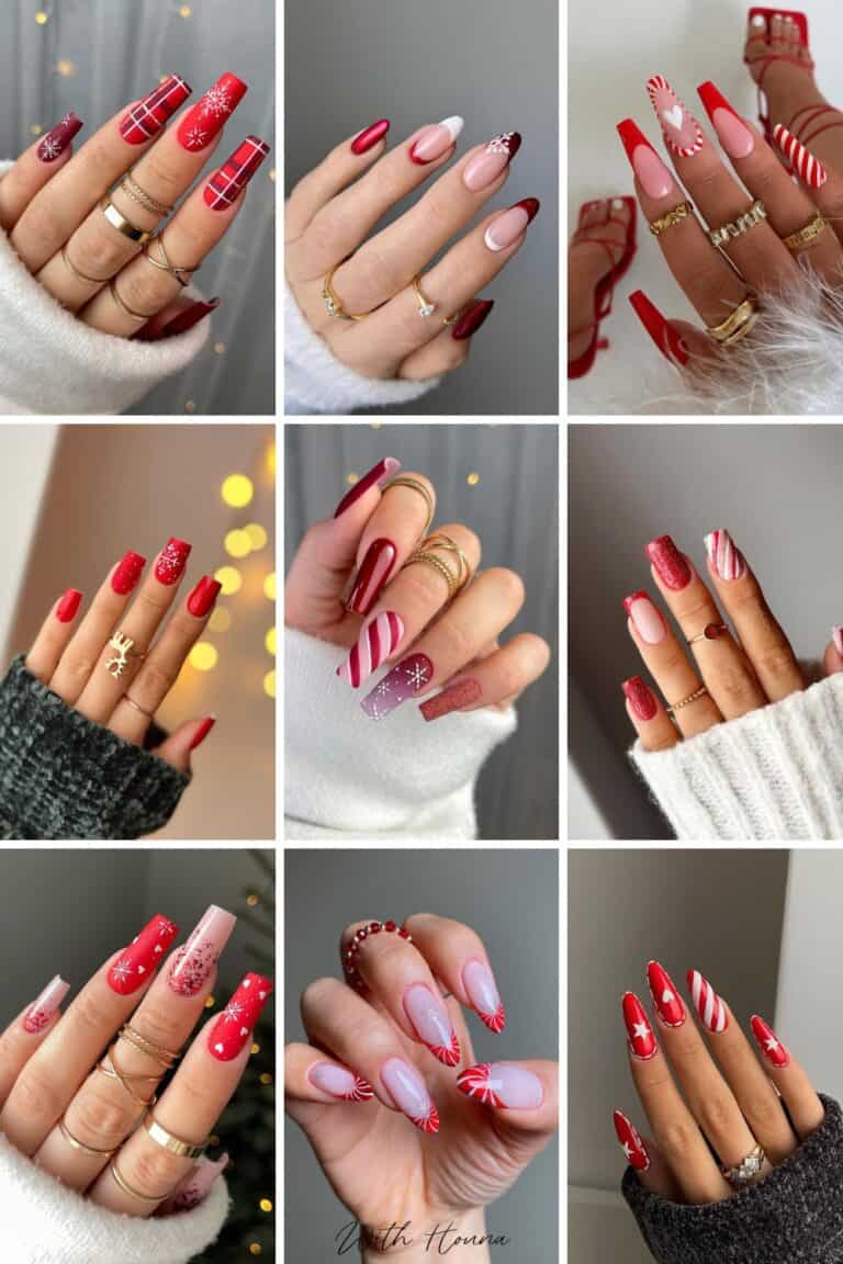 59 Insanely Cute Red Christmas Nail Designs And Red Christmas Nails To Upgrade Your Nail Art