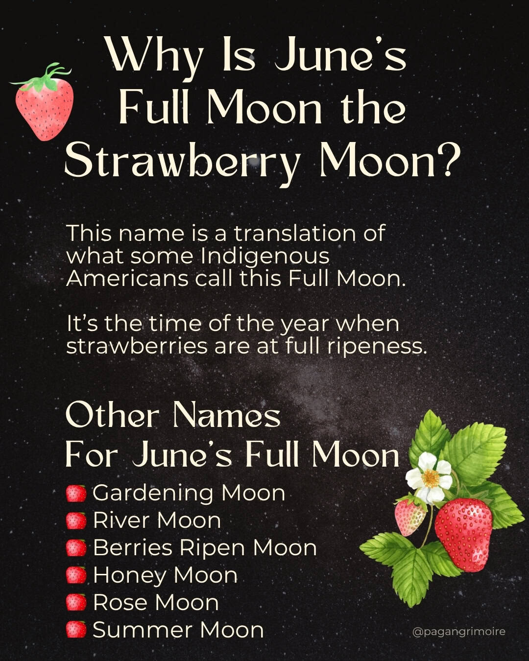 June Full Moon Meaning - Name
