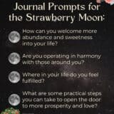 June Full Moon Meaning - Journal Prompts